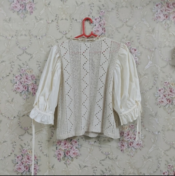 Zara puff sleeve top - Picture 3 of 4